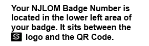 Sample NJLOM 2016 Badge